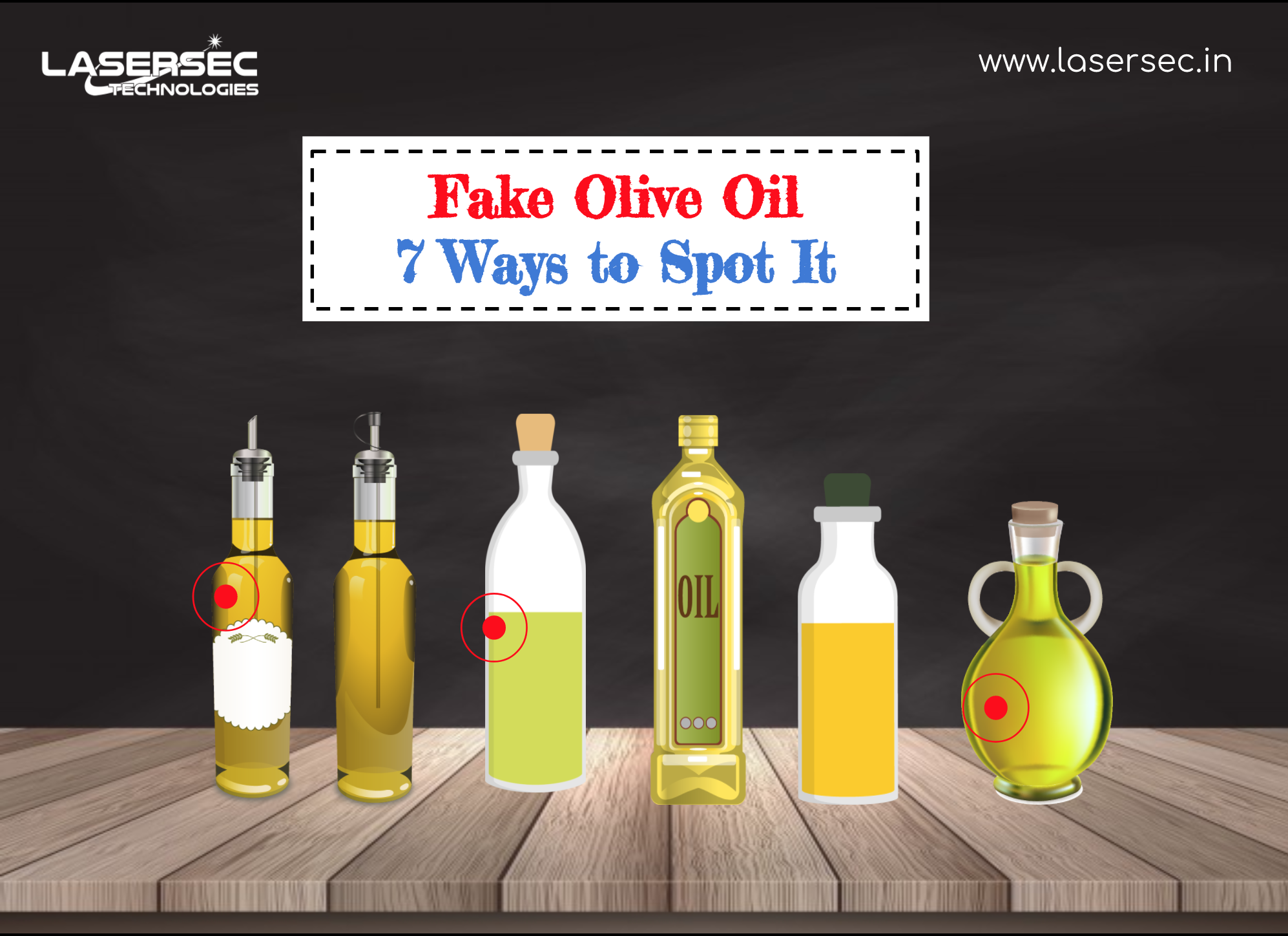 Fake Olive Oil 7 ways to spot it Blog by Lasersec Technologies